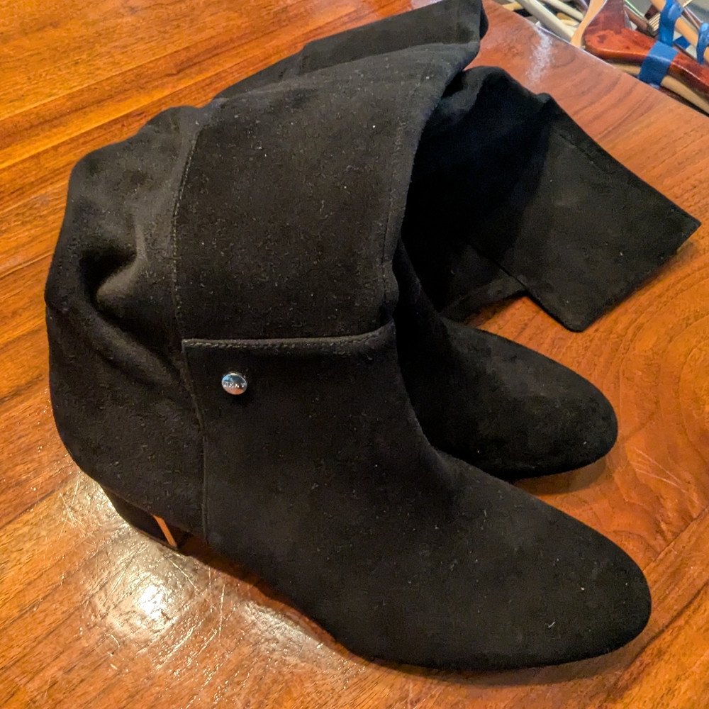 DKNY Black Heeled Boots